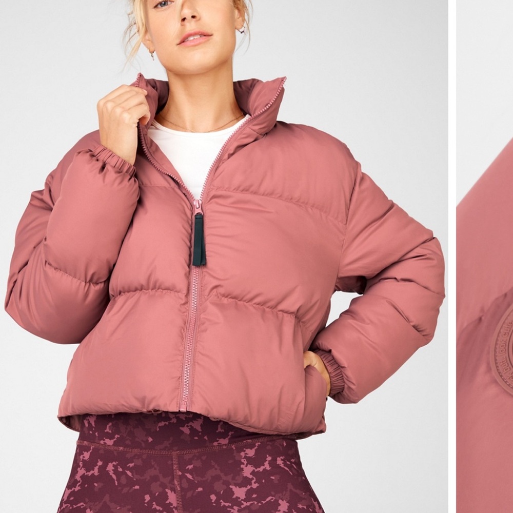 Fabletics Wander Cropped Puffer Jacket - image 1